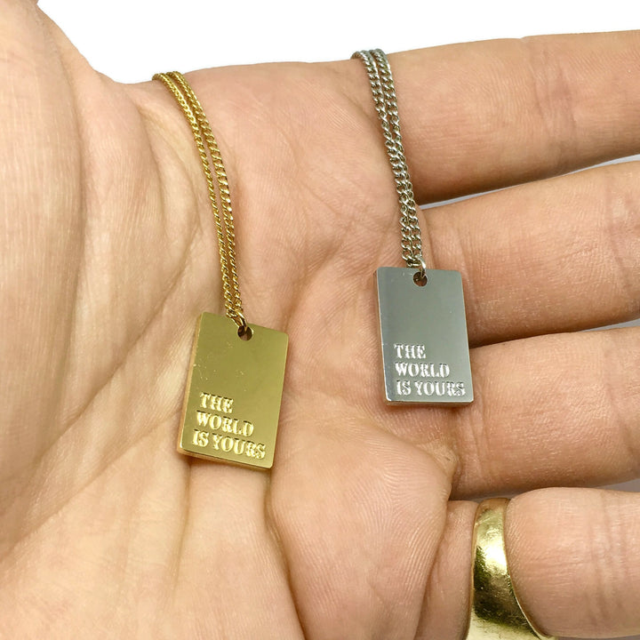 The World Is Yours Necklace-3