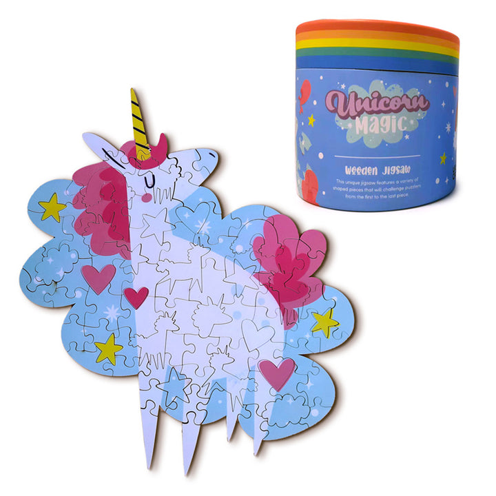 90pc Wooden Jigsaw Puzzle - Unicorn Magic JIG06-0