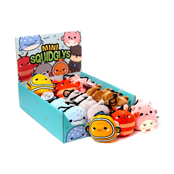 Squidglys Plush Keyring - Sealife KEY292 by Puckator