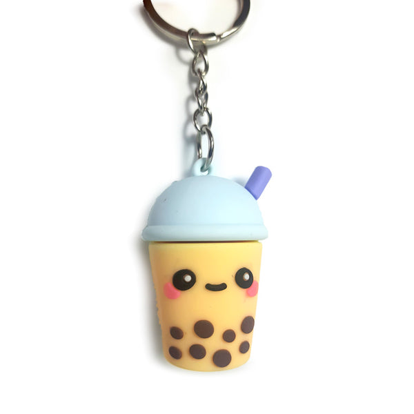 3D PVC Keyring - Foodiemals Boba the Bubble Tea KEY296-0