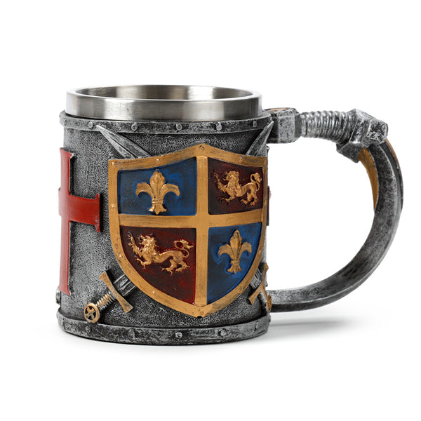 Decorative Tankard - Coat of Arms Gold & Silver KN214-0