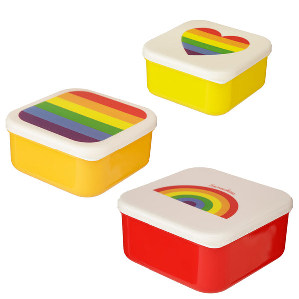 Lunch Boxes Set of 3 (S/M/L) - Somewhere Rainbow LBOX47-0