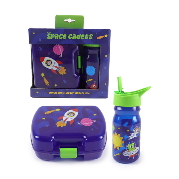 Lunch Box & Water Bottle Set - Space Cadet LBSET01-0
