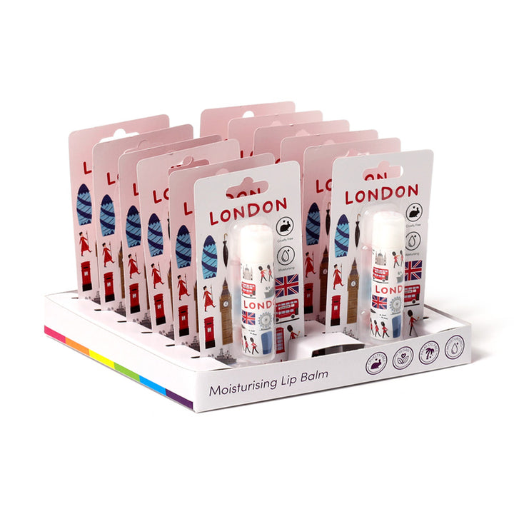 London Souvenir Stick Lip Balm - Strawberry LIP163-0