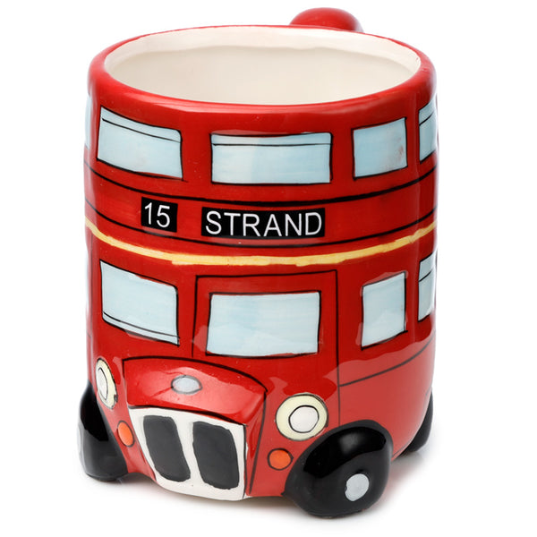 Novelty Shaped Ceramic Mug - London Icons Red Routemaster Bus LON47-0