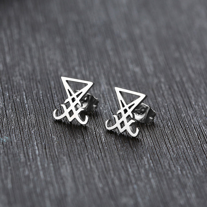 Lucifer Stud Earrings-1