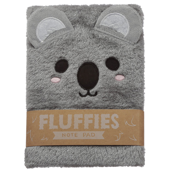 Fluffy Plush A5 Notebook - Adoramals Koala MEMO72-0