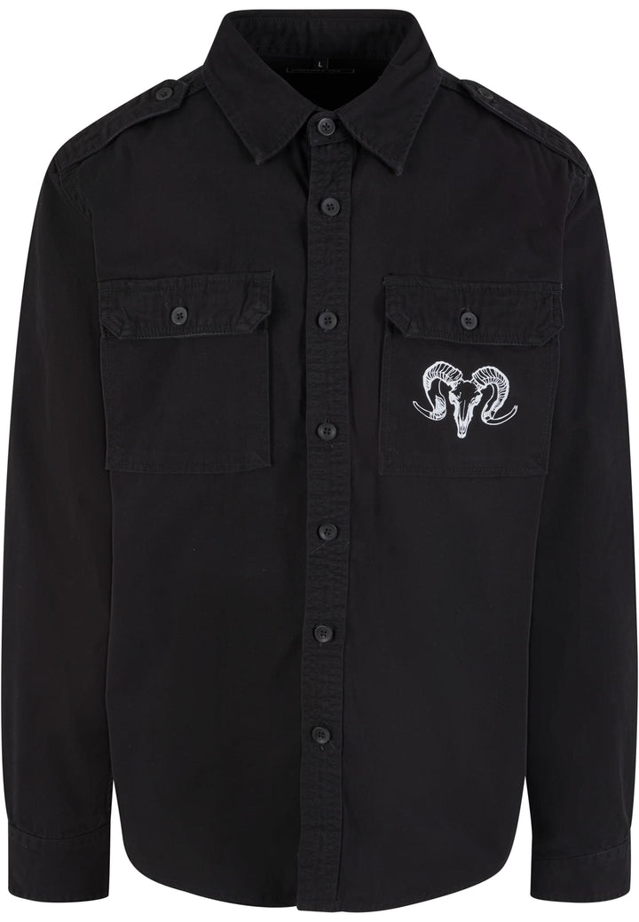 Capricorn Skull Shirt Longsleeve-3