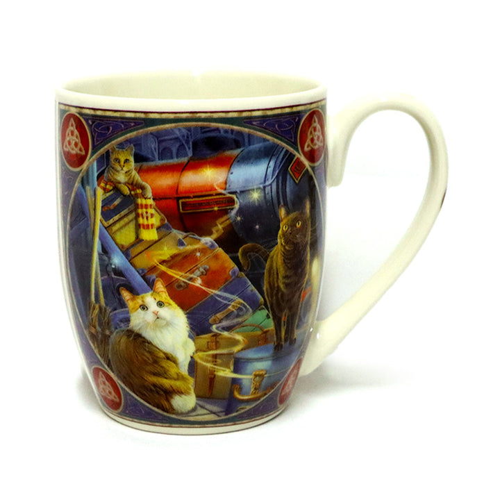 Porcelain Mug - Lisa Parker Witchwood Express Cats MULP59-0