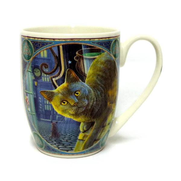 Porcelain Mug - Lisa Parker Rusty Cauldron Cat MULP62-0