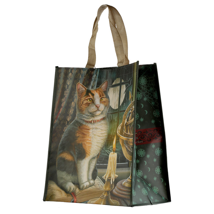 Durable Reusable Shopping Bag - Lisa Parker Adventure Awaits Cat NWBAG79-0