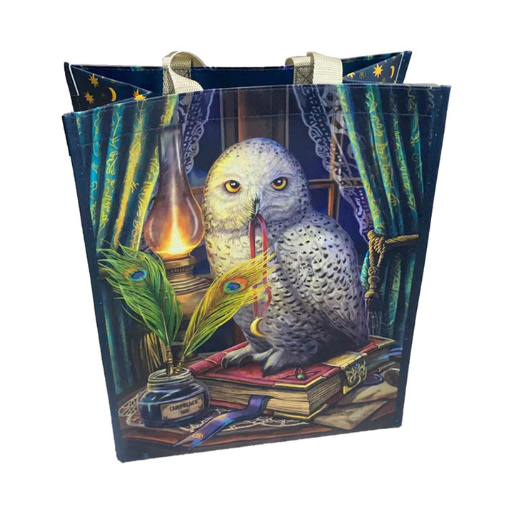 Durable Reusable Shopping Bag - Lisa Parker Guardian of Spells Owl NWBAG93-0