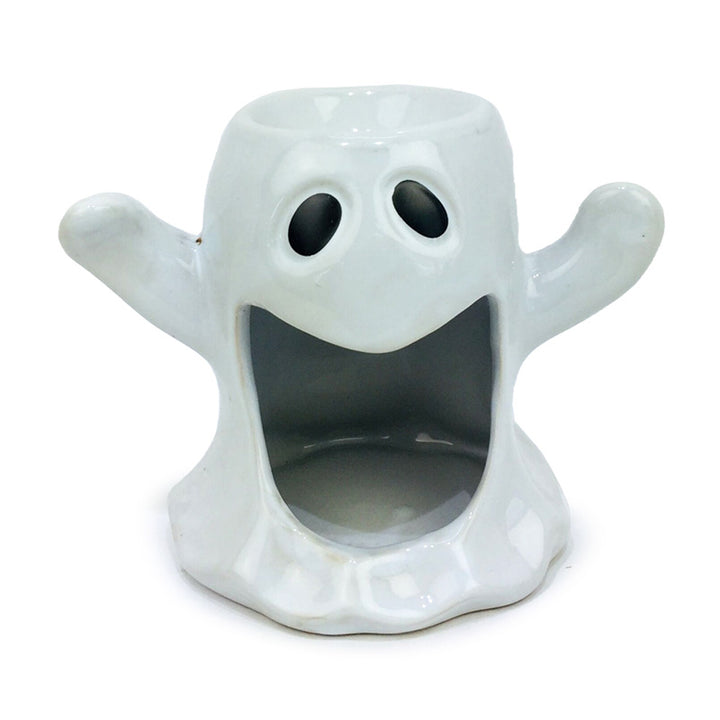 Ceramic Shaped Oil & Wax Burner - Ghost OB415-0