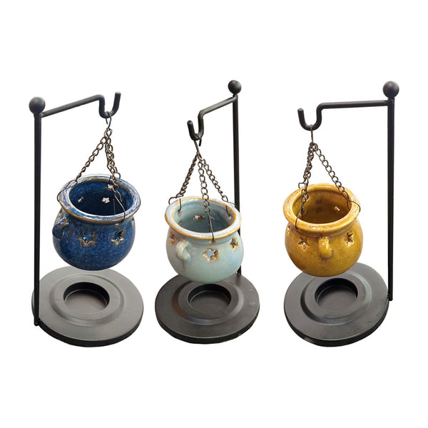 Hanging Porcelain Oil Burner - Eden Cauldron OB421-0