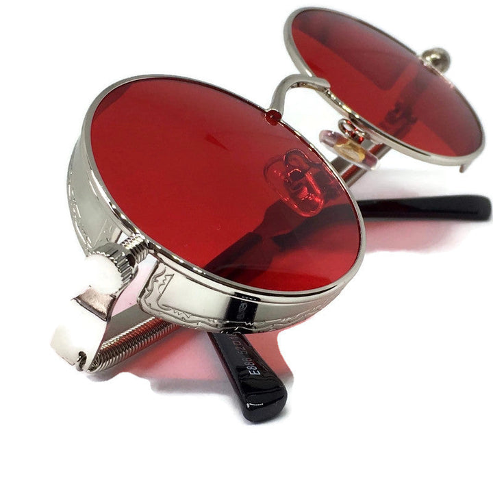 Framed Red x Silver Sunglasses by Gifts From The Crypt