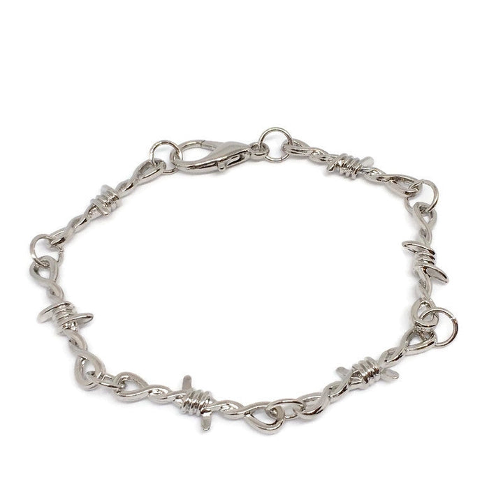 Gifts From The Crypt - Barbed Wire Link Bracelet by Gifts From The Crypt