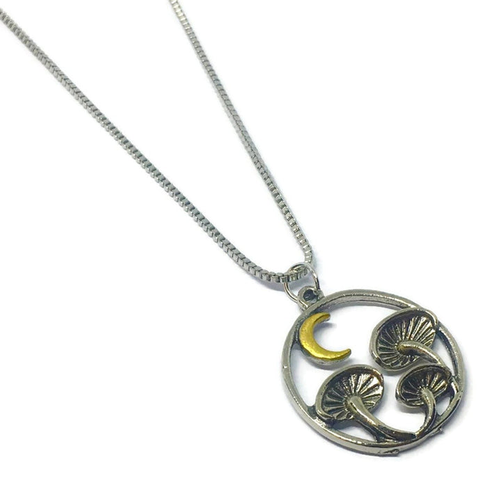 Magic Mushroom Coin Necklace-2