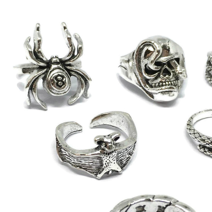 7 Piece Spider Ring Set-2