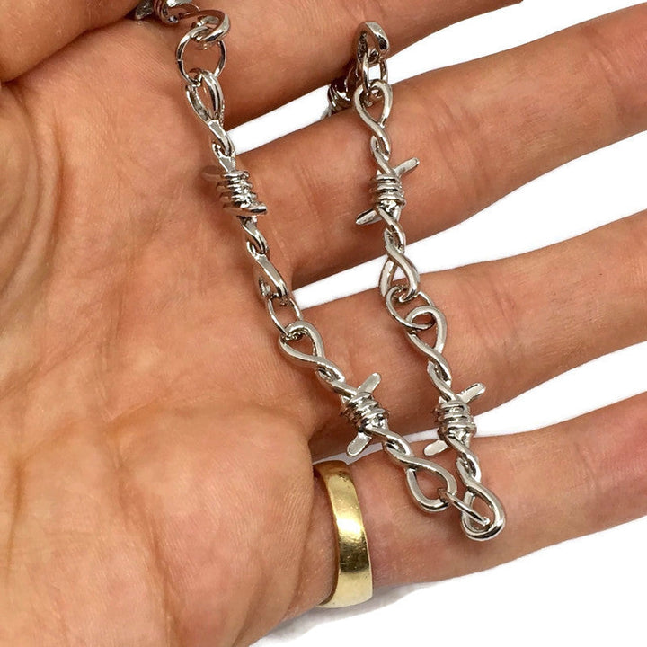 Gifts From The Crypt - Barbed Wire Link Bracelet by Gifts From The Crypt