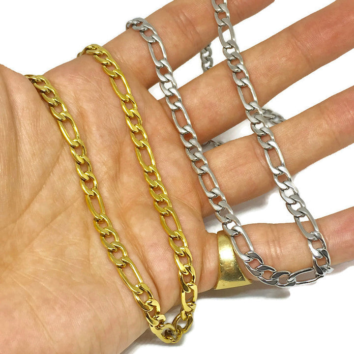 Gifts From The Crypt - Figaro Chain Link Necklace-2