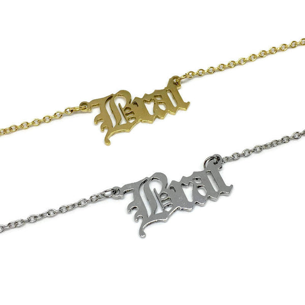 Gifts From The Crypt - Old English Brat Necklace-0