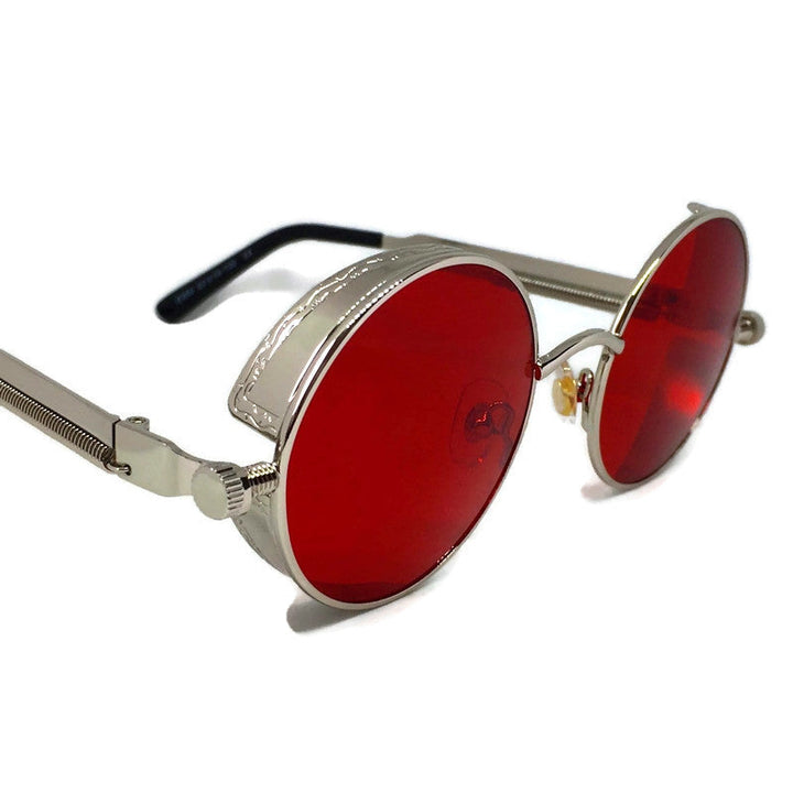 Framed Red x Silver Sunglasses by Gifts From The Crypt