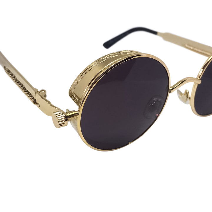 Gifts From The Crypt - Framed Black x Gold Sunglasses-1