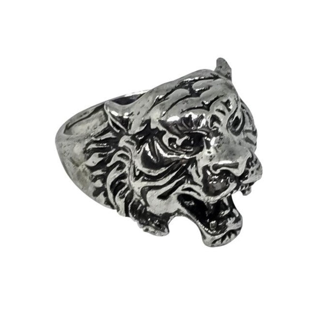 Gifts From The Crypt - Tibetan Tiger Statement Ring-2