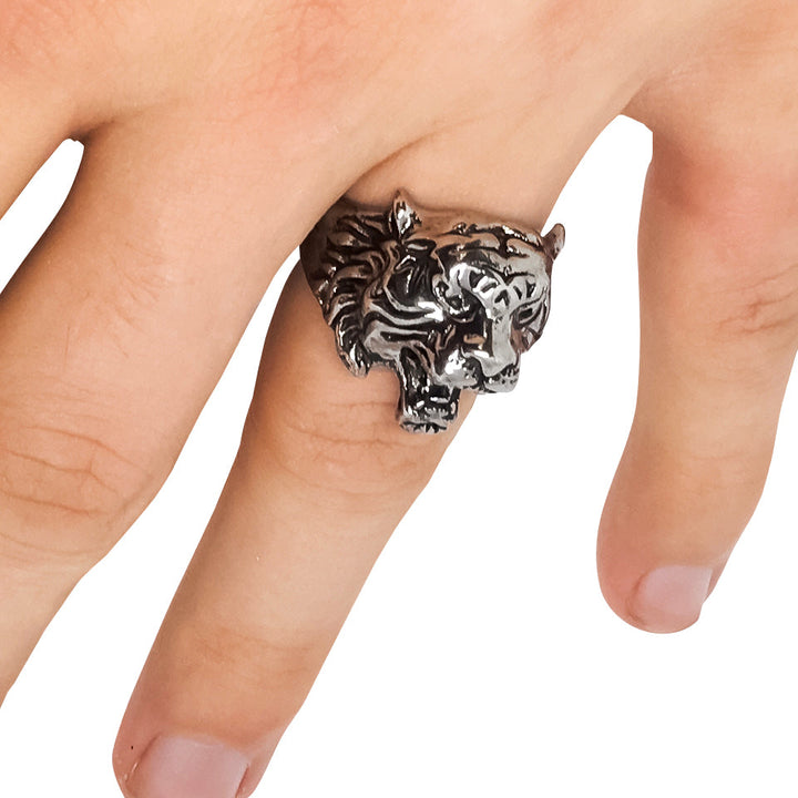 Gifts From The Crypt - Tibetan Tiger Statement Ring-1