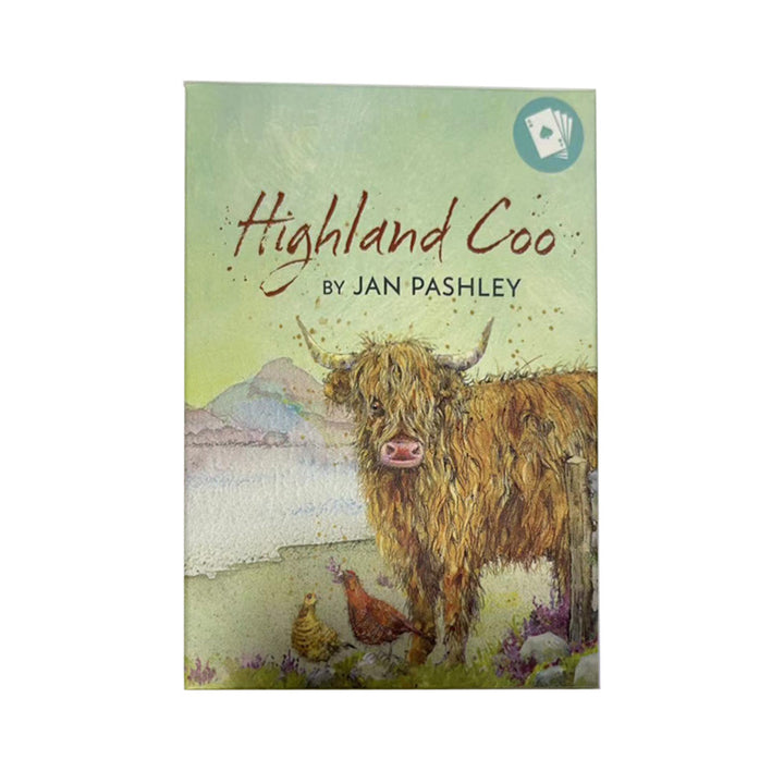 Standard Deck of Playing Cards - Jan Pashley Highland Coo PCARD19-0