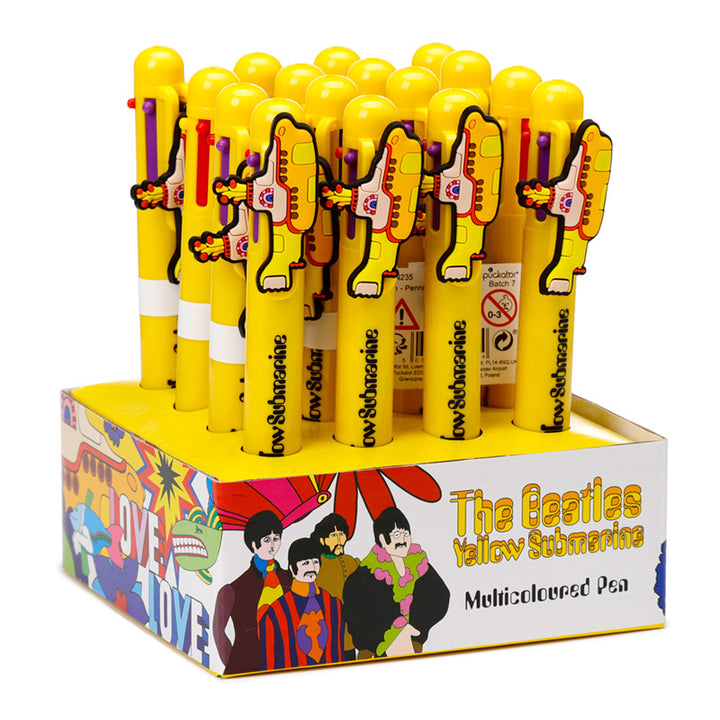 Multi Colour Pen (6 Colours) - The Beatles Yellow Submarine PEN235-0