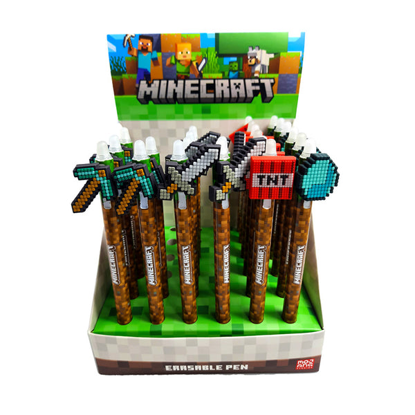 Erasable Pen with PVC Topper - Minecraft Tools PEN275-0