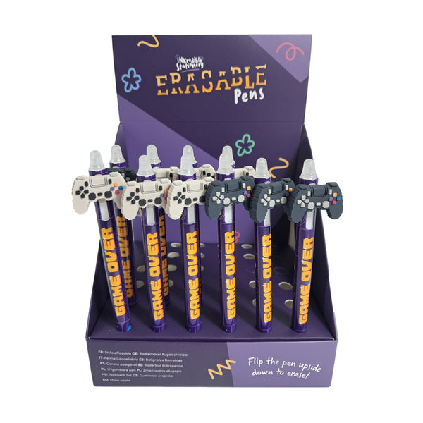 Erasable Pen with PVC Topper - Game Over PEN301-0