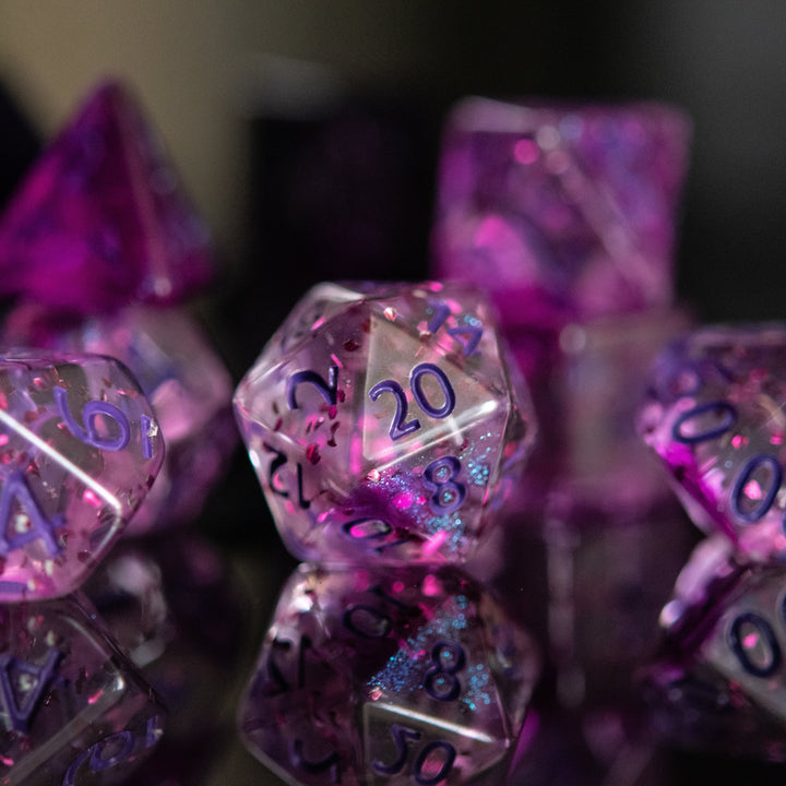 Rave Acrylic Dice Set by Misty Mountain Gaming