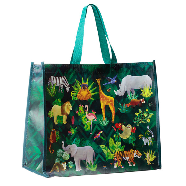 Recycled RPET Reusable Shopping Bag - Animal Kingdom RPBAG26 by Puckator