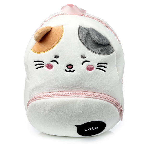 Adoramals Lola the Cat Plush Rucksack Backpack RUCK31 by Puckator