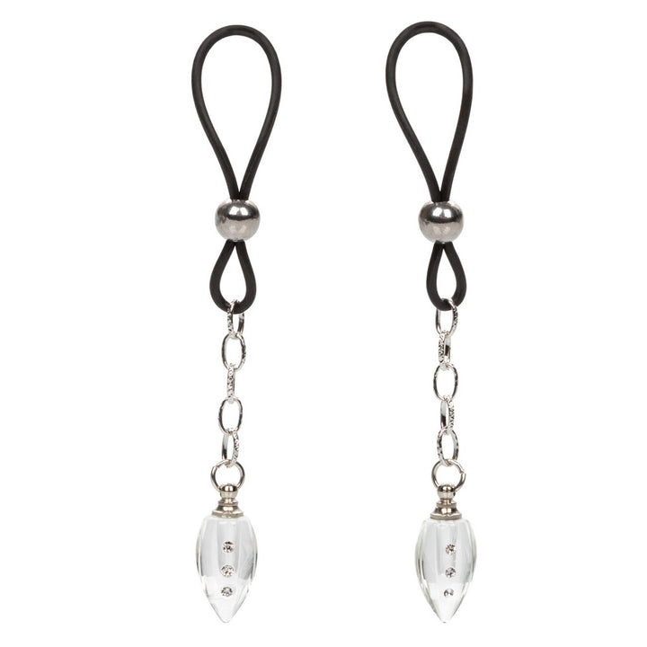 Nipple Play NonPiercing Nipple Jewellery Crystal Teardrop by California Exotic