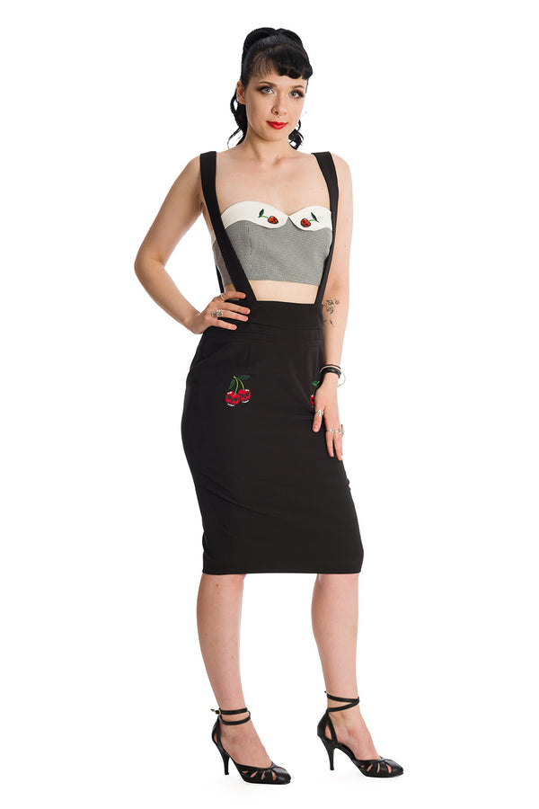 CHERRY JANE PENCIL SKIRT