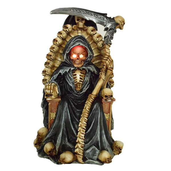 Decorative LED Ornament - The Reaper Throne of Skulls SK390-0