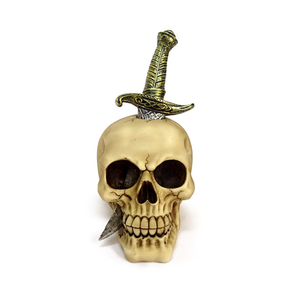 Decorative Ornament - Skull Pierced with Sword SK396-0