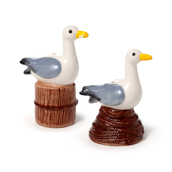 Ceramic Salt & Pepper Set - Seagull Buoy SP102-0