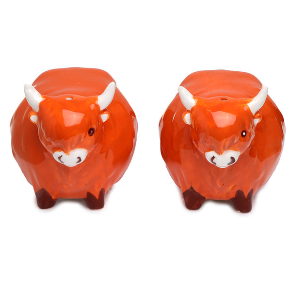 Ceramic Highland Coo Cow Salt and Pepper SP91-0