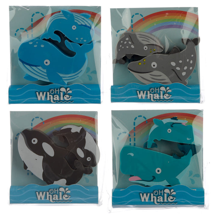 Fun Whale Eraser Set of 2 STA234-0