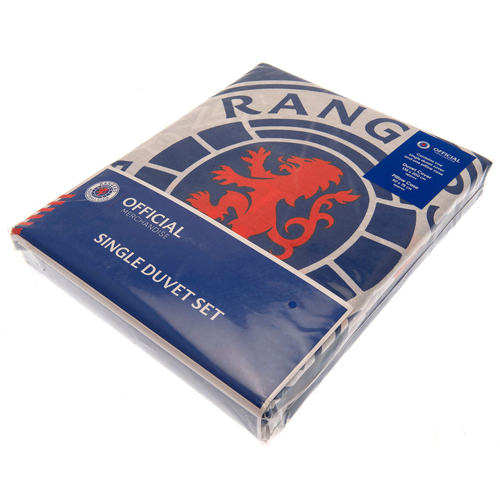 Rangers FC Pulse Single Duvet Set by Football>European Leagues>Rangers FC