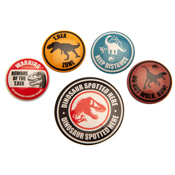 Jurassic World Button Badge Set