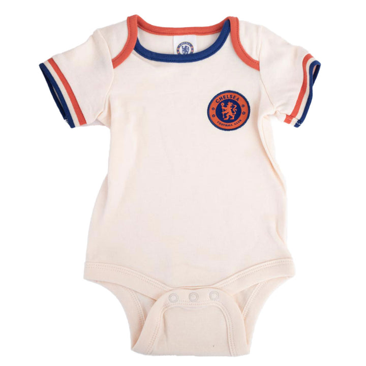 Chelsea FC 2024/25 Season 2 Pack Bodysuit 3-6 Mths by Football>Premier League>Chelsea FC