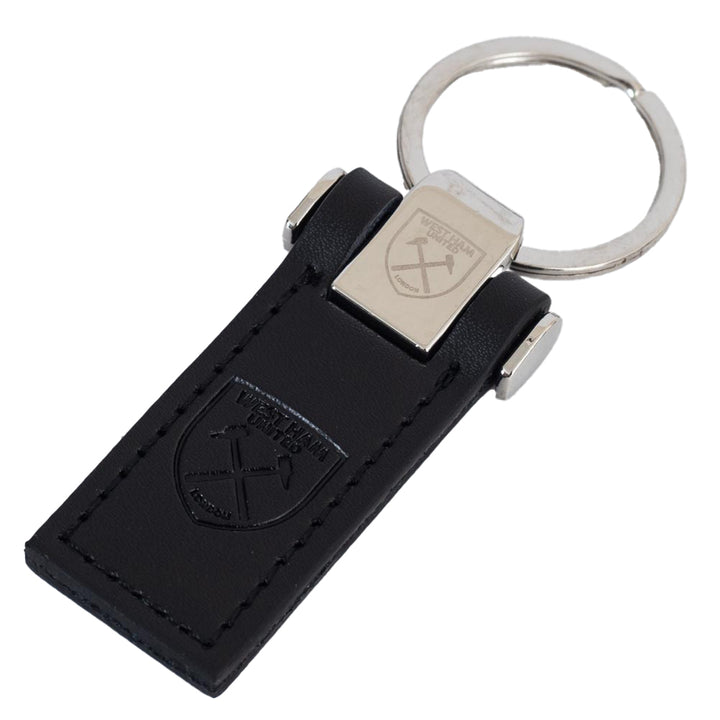 West Ham United FC Leather Key Fob by Football>Premier League>West Ham United FC