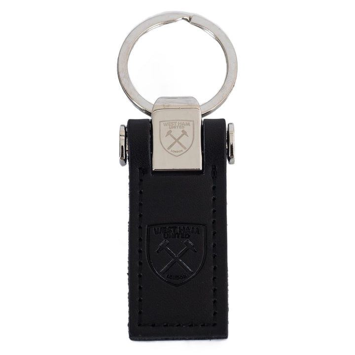 West Ham United FC Leather Key Fob by Football>Premier League>West Ham United FC