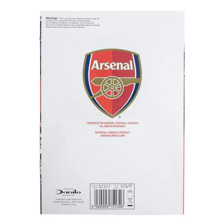 Arsenal FC Musical Birthday Card by Football>Premier League>Arsenal FC