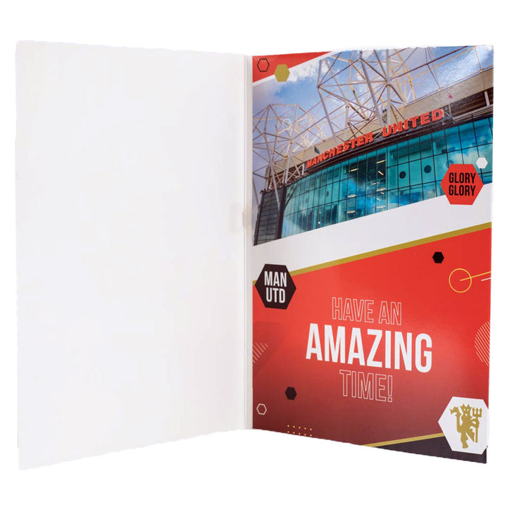 Manchester United FC Musical Birthday Card by Football>Premier League>Manchester United FC